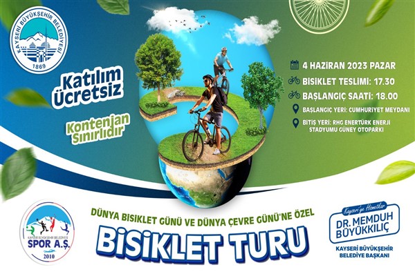 Kayseri Büyükşehir’den “özel” bisiklet turu