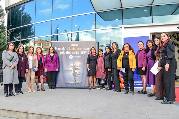 Mamak'ta 25 Kasım Kadına Yönelik Şiddete Karşı Mücadele Günü programı