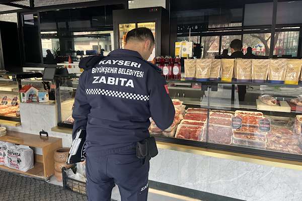 Kayseri’de kasaplara yönelik Ramazan denetimi gerçekleştirildi