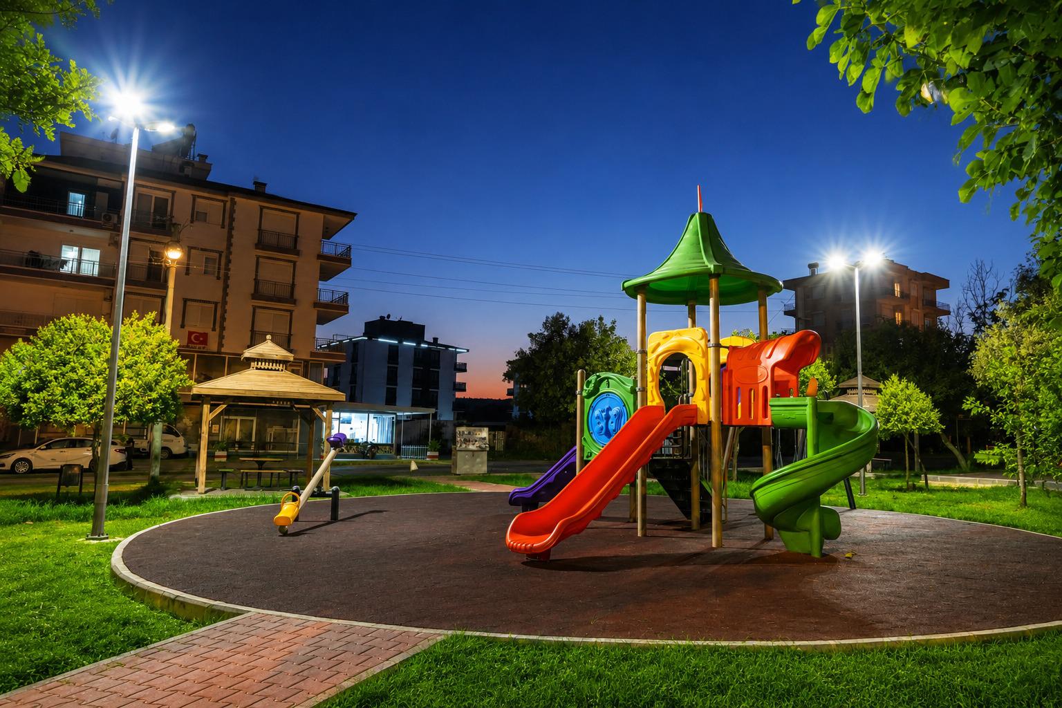 Kepez’de 100’ün üzerinde parkın aydınlatma çalışmaları tamamladı