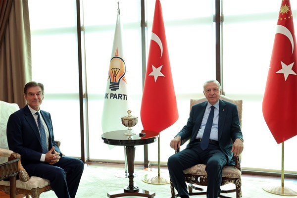 Cumhurbaşkanı Erdoğan, Prof. Dr. Mehmet Öz'ü ağırladı
