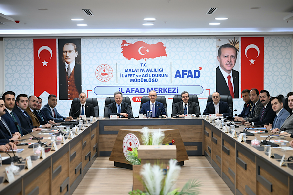Malatya’da Afet Risk Azaltma Planı Toplantısı gerçekleştirildi