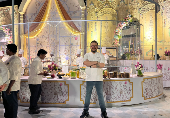 Hint düğününde Akdeniz mutfağı esintisi