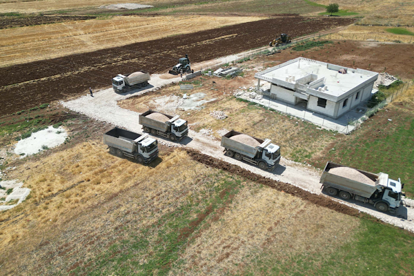 Haliliye’de kırsal yollarda stabilize çalışması tamamlandı