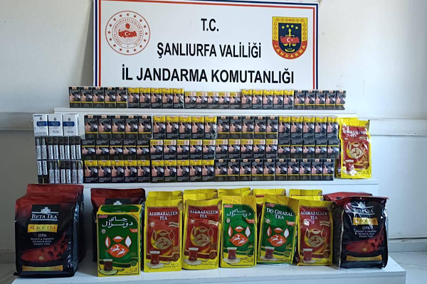 Şanlıurfa’da kaçakçılık operasyonu