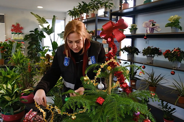 Ankara’da yeni yıl için ABB Bitki Evleri hazırlandı
