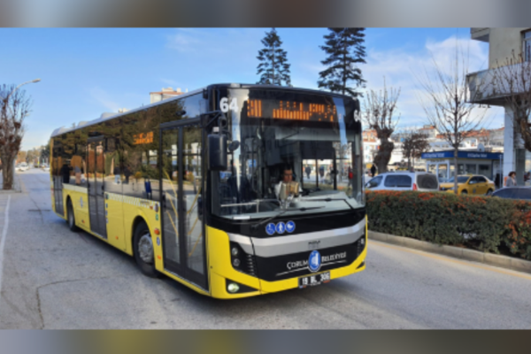 Çorum'da belediye halk otobüsleri 4 gün ücretsiz