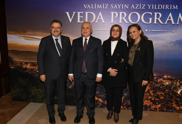 Başkan Genç, Vali Yıldırım'ın veda yemeğine katıldı