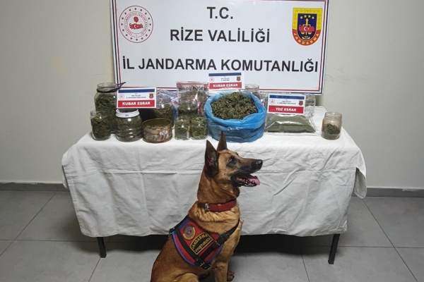 Rize'de uyuşturucu operasyonu: 5 gözaltı