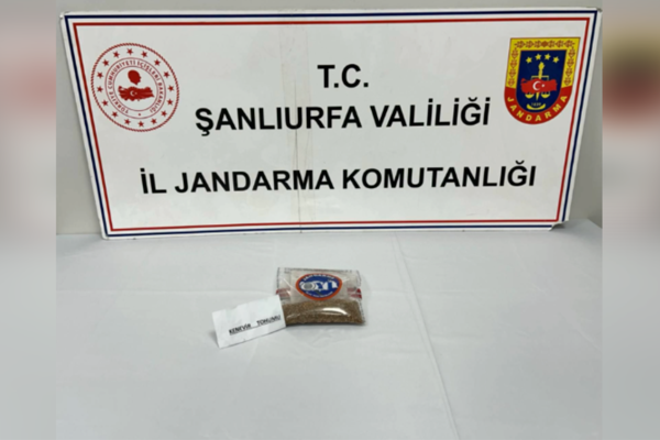 Şanlıurfa'da uyuşturucu operasyonu