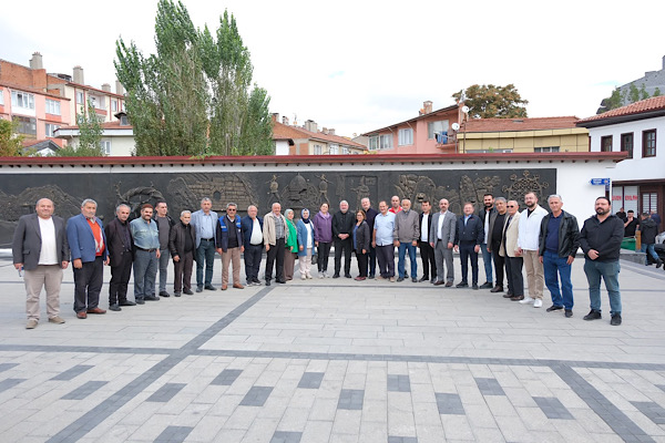 Çorum’da tarihi Dar Arasta’da üzüm hasadı yapıldı