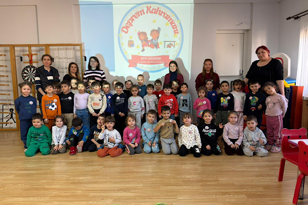 Eskişehir’de minikler depreme karşı bilinçlendirildi