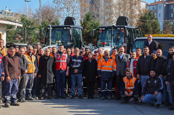 Maltepe’de kışla mücadele çalışmaları sürdürülüyor