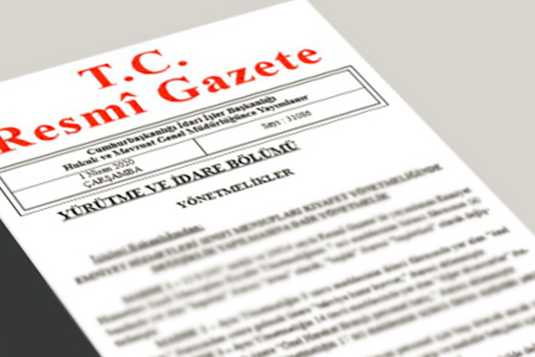 Resmi Gazete başlıkları 