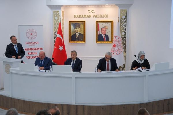 Karaman’da İl Koordinasyon Kurulu toplantısı yapıldı