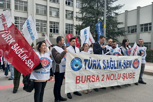 Türk Sağlık-Sen Bursa Şube Başkanı Atik: Teşvik ödemelerinin gecikmesi çalışanı çökertiyor