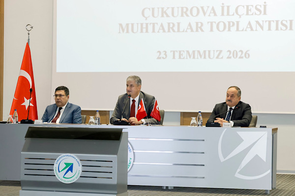 Adana Valisi Yavuz, Çukurova muhtarlarıyla buluştu