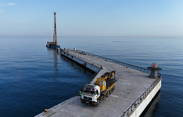 Altınordu Rıhtımı'nda çalışmalar sürüyor