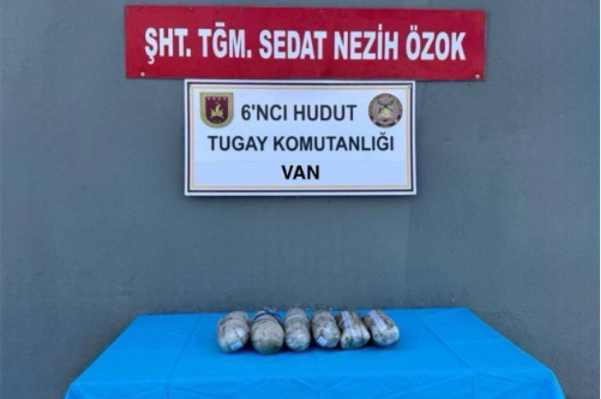 Van hudut hattında 5 kilo 36 gram uyuşturucu madde ele geçirildi
