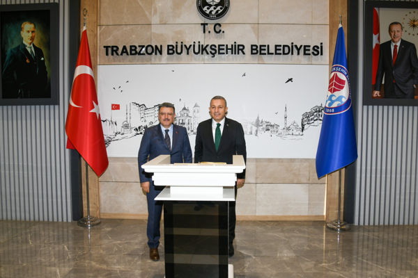 Vali Şahin’den Trabzon Büyükşehir Belediyesi'ne ziyaret
