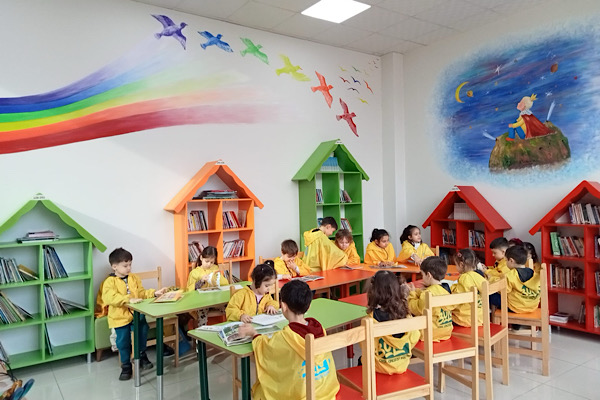 Anaokulu öğrencileri, İZGİM’i ziyaret etti