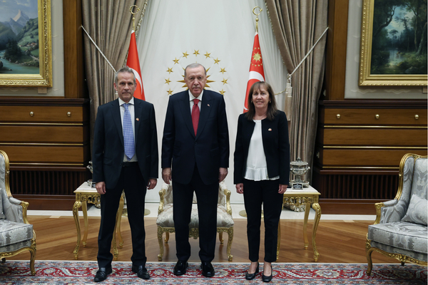 Cumhurbaşkanı Erdoğan, Kanada Büyükelçisi Lebleu’yu kabul etti