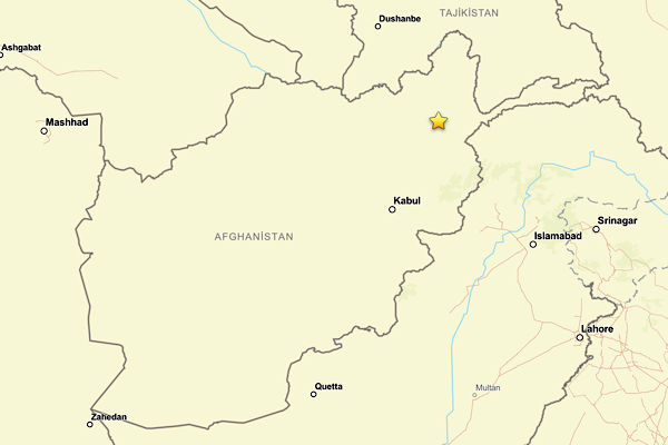Afganistan'da deprem
