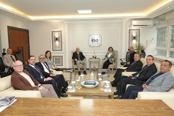 Başkan Ünlüce'den ESO ve EOSB'ye ziyaret