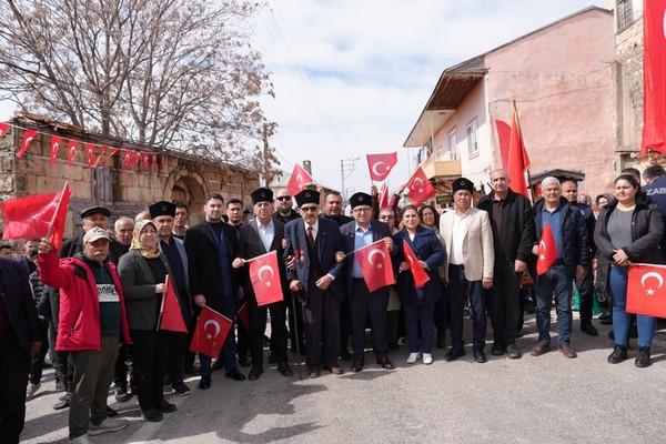 Erdemli Güzeloluk’ta Kuvayı Milliye yürüyüşü düzenlendi