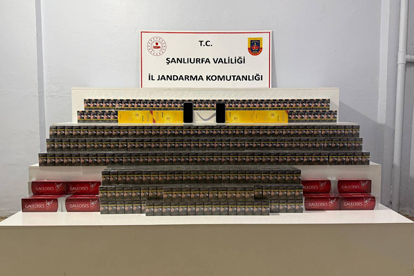 Şanlıurfa'da kaçak tütün ve alkol operasyonu