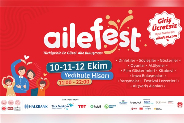 Türkiye’nin en kapsamlı “Aile Festivali” başlıyor
