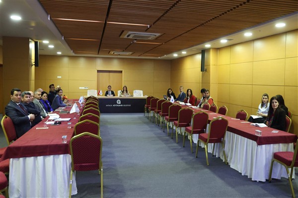 Antalya'da Kadın Dostu Kentler Programı toplantısı düzenlendi