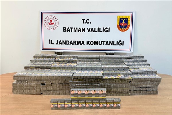 Batman'da bin 688 paket sigara ele geçirildi