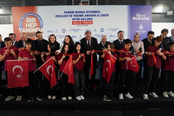 Pendik Borsa İstanbul MTAL Spor Salonu hizmete açıldı