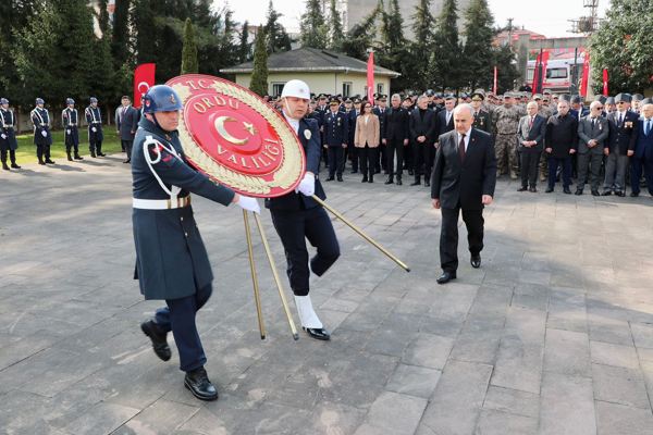 Ordu Şehitliği'nde tören düzelendi