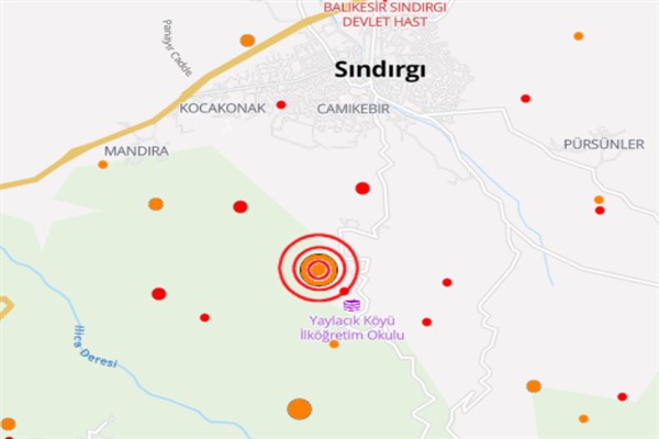 Balıkesir Sındırgı’da 5.0 Büyüklüğünde Deprem