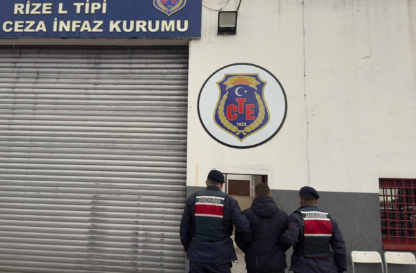 Rize'de 12 yıl 6 ay hapis cezası bulunan şahıs yakalandı