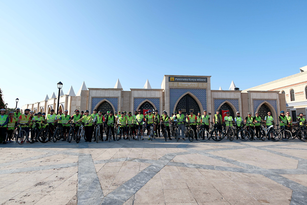 Konya'da bisiklet turları tamamlandı