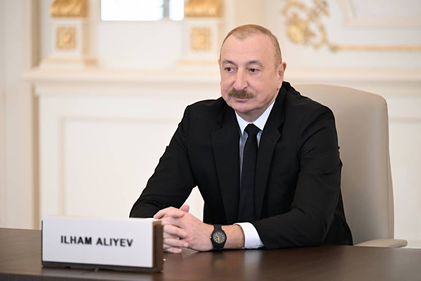 Aliyev, Avrupa Siyasi Topluluğu'nun 8. Zirvesi’ne video bağlantısıyla katıldı