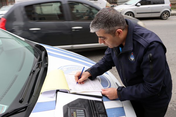Maltepe'de kaldırım işgallerine yönelik denetim