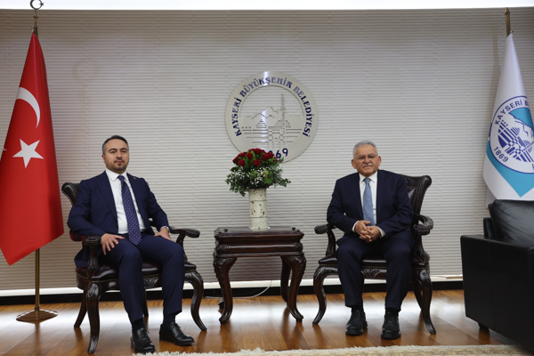 Başkan Büyükkılıç, Bakan Yardımcısı Demiralp'i ağırladı