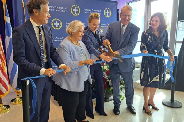 Yunanistan’ın New Orleans Fahri Konsolosluğu yeniden açıldı
