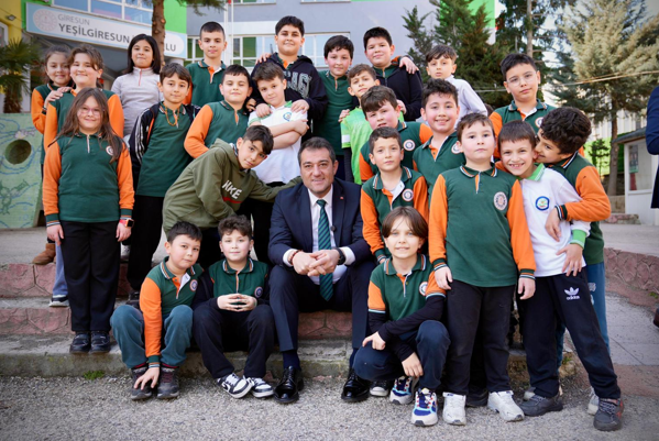 Başkan Köse'den Yeşilgiresun İlkokuluna ziyaret