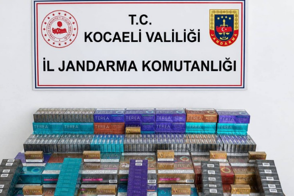 Kocaeli’de 400 bin TL değerinde ısıtılmış elektronik sigara tütünü ele geçirildi