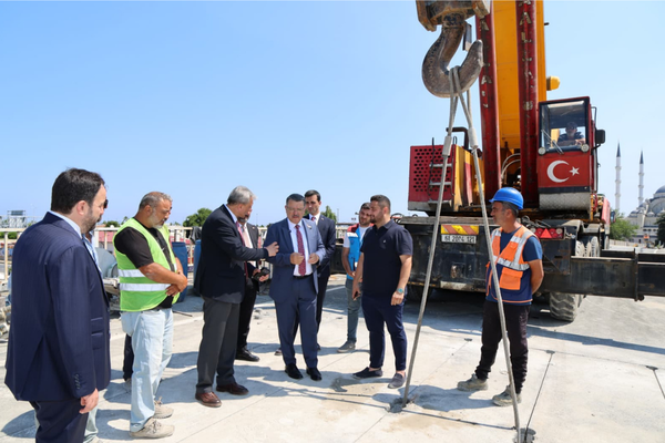 Reşadiye Viyadüğü'nde yıkım sürüyor, dönel kavşak yapılacak