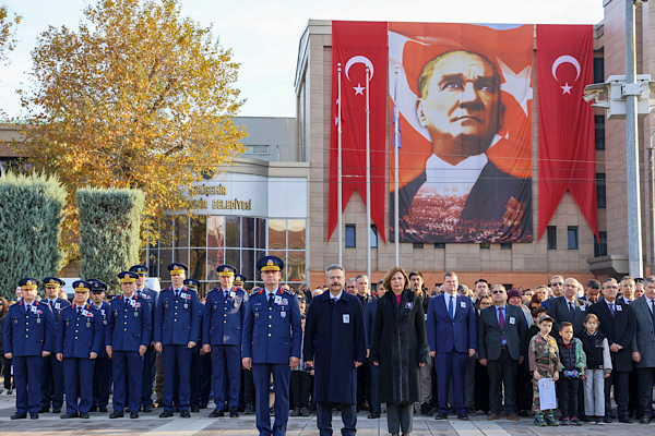 Eskişehir’de 10 Kasım Atatürk’ü Anma töreni düzenlendi