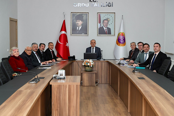 Ordu’da Toprak Koruma Kurulu, Vali Erol başkanlığında toplandı