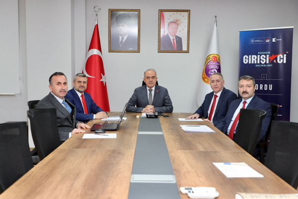 Vali Erol, KOSGEB’in İş Geliştirme Desteği Değerlendirme Toplantısı'na katıldı
