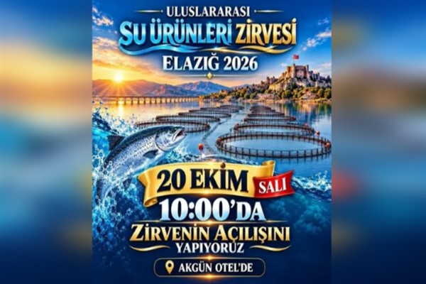 Elazığ’ın su ürünleri potansiyeli 20 Ekim’de tanıtılacak