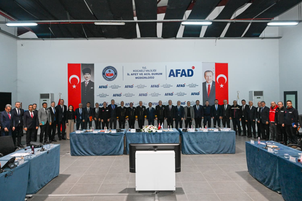 Kocaeli Valisi Aktaş başkanlığında İl AFAD Planı Yıl Sonu Toplantısı yapıldı